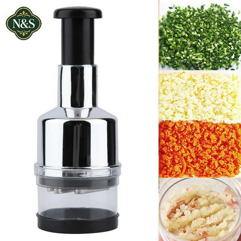 NS Magic Onion Chopper Thực phẩm Rau củ tỏi Hành tây Dicer Máy cắt gọt vỏ NS