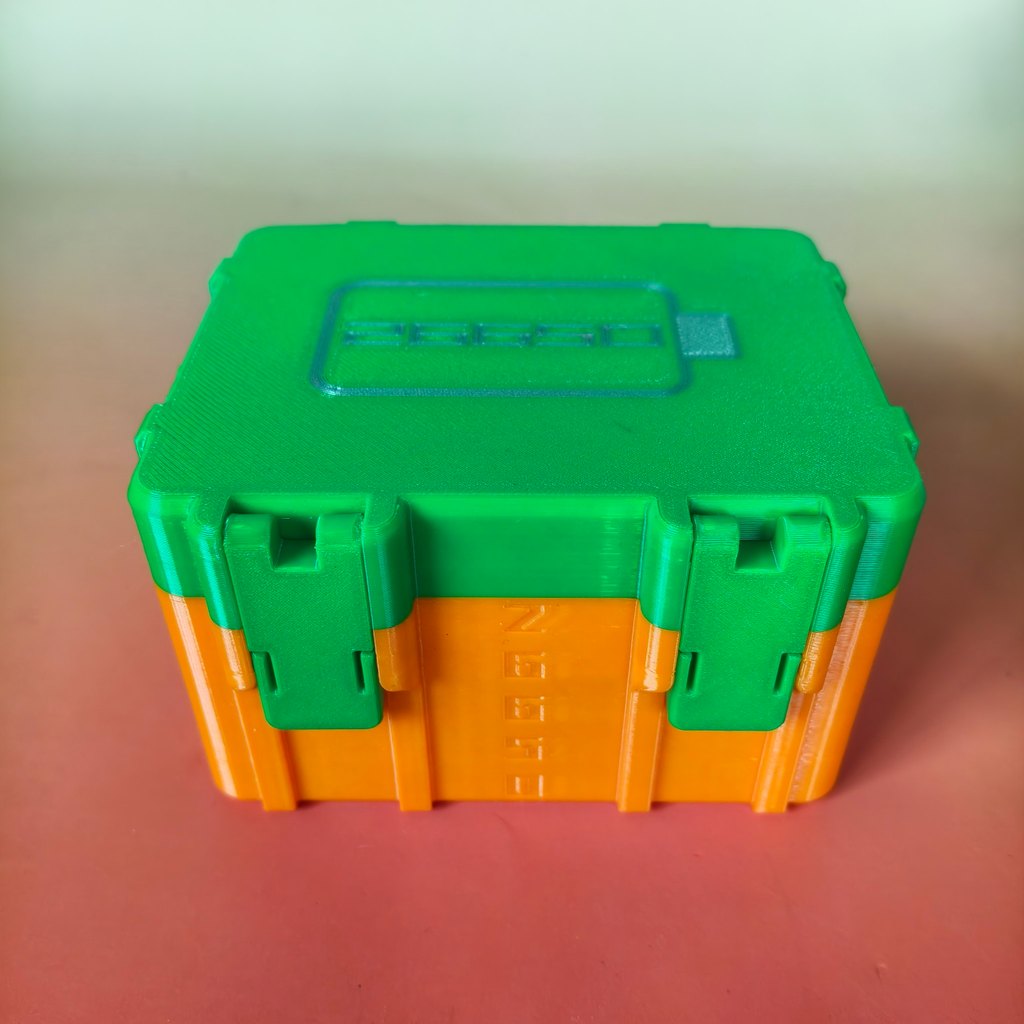 12 26650 Hộp Bảo Quản Pin 26650 Hộp Pin Lithium In 3D Hộp Bảo Vệ Pin 26650 Hộp Pin