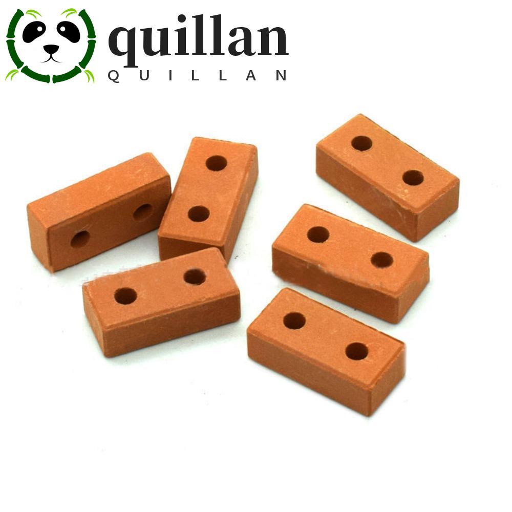 Mô hình gạch mini thật QUILLAN, 1 / 12 1 / 16 Đồ chơi gạch giả DIY bền bỉ, Gạch mini tỷ lệ 1 / 12 Gạ