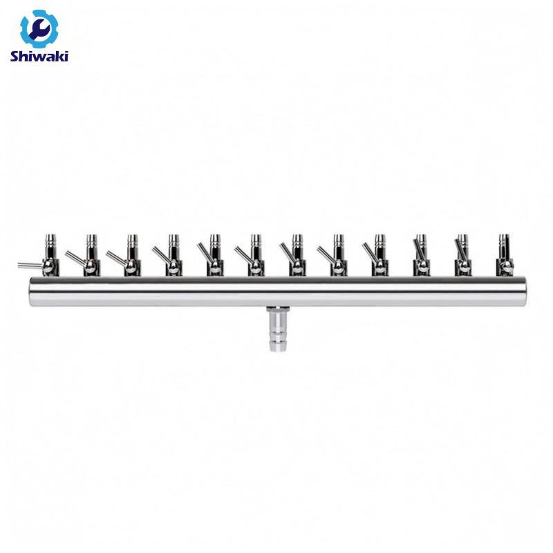 Aquatic Habitat Air Distributor Multi-Outlet Air Supply Single Chrome Finish