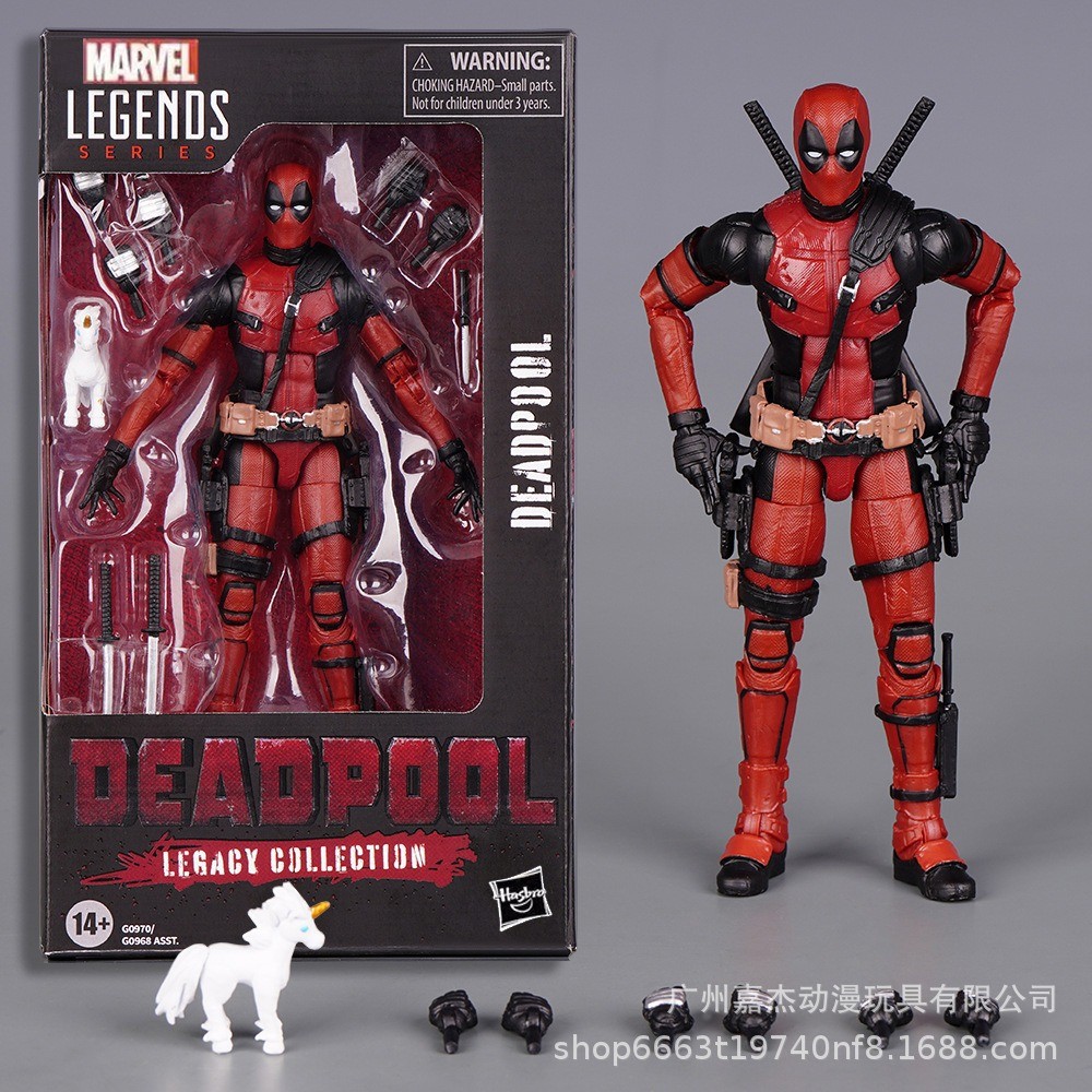 Marvel Legends Marvel Phim Hàng Hóa 20cm Khớp Di Chuyển Được Deadpool SHF Đồ Chơi Đồ Trang Trí