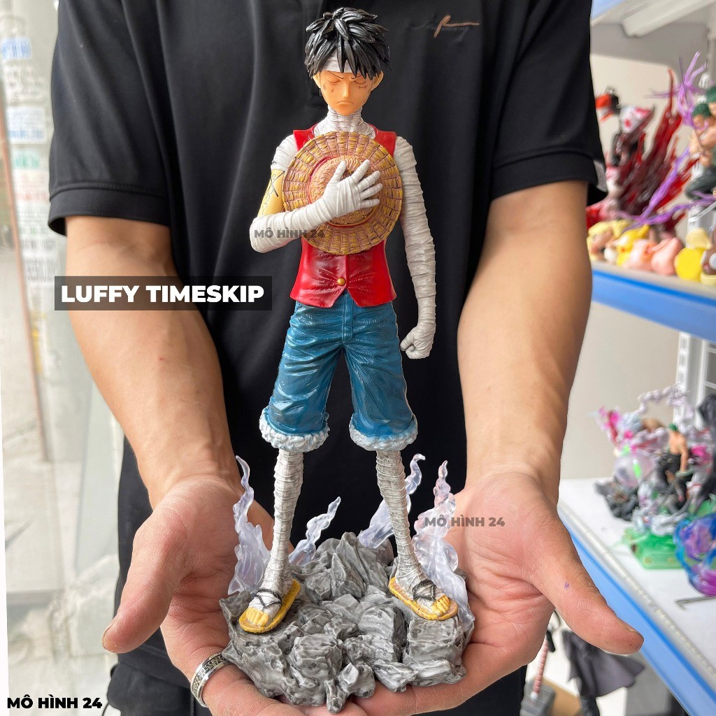 CÓ SẴN Mô hình nhân vật Luffy Timeskip băng bó Licking Dog studio figure  Lù 3D2Y F1 KM