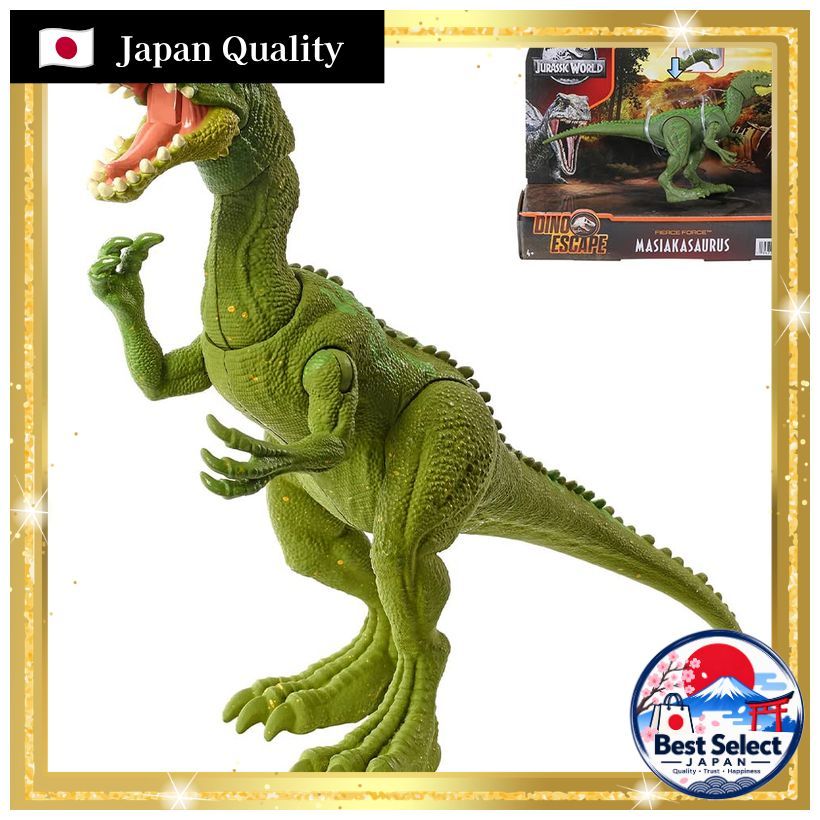 Mattel Jurassic World (JURASSIC WORLD) Real Mini Action Figure Machiasaurus [Ages 4+] HBY68 Green