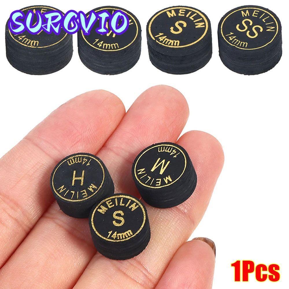 SURCVIO 1 Cái Đầu Billards, Đầu Billards H / M / S / SS 14mm, Phụ kiện sửa chữa cực 9 lớp Snooker Po
