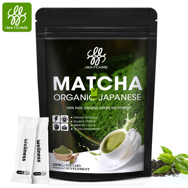 IMATCHME Bột Matcha Hữu Cơ Bột Trà Xanh Matcha Cao Cấp Hỗ Trợ Sức Khỏe Tiêu Hóa Đôi Giàu Matcha Nguy