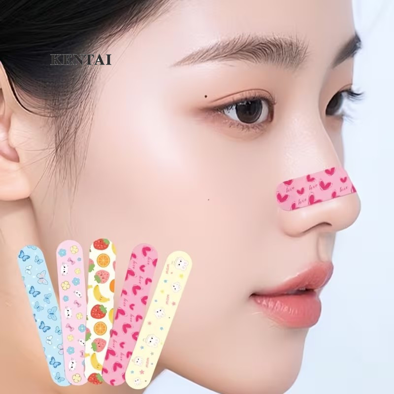 Miếng đệm định hình mũi hoạt hình dễ thương với thiết kế xương nhớ có thể điều chỉnh để nâng mũi tự nhiên