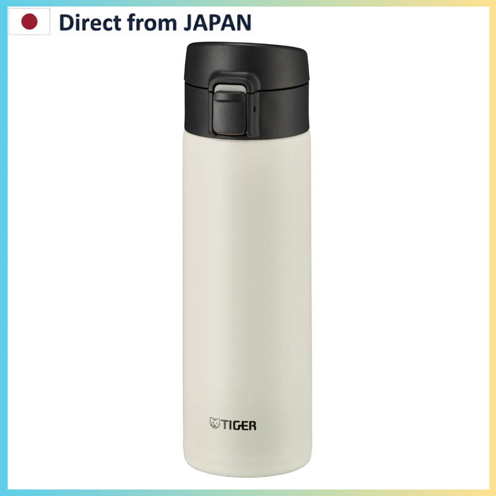 TIGER Vacuum Flask (480ml) Mug Bottle One-Touch Lightweight Stainless Steel Bottle with Vacuum Insul