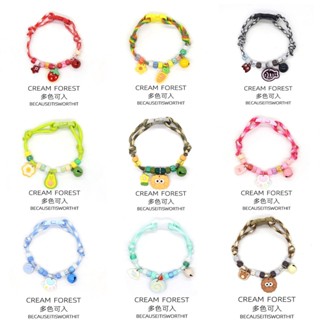 Vòng cổ thú cưng dễ thương, vòng cổ dệt chó con có thể điều chỉnh, vòng cổ mèo con kèm chuông và phụ kiện, quà tặng ngày lễ.