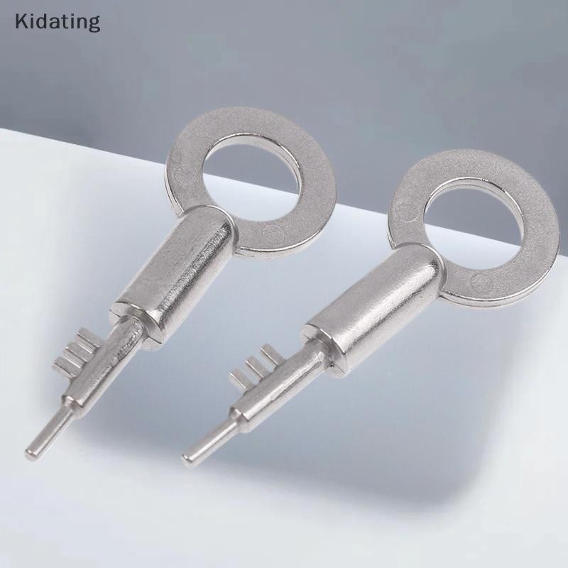 Kidating Home Security Phím thay thế bằng thép không gỉ Khóa 3 mũi nk Universal - Chìa khóa cửa phòn