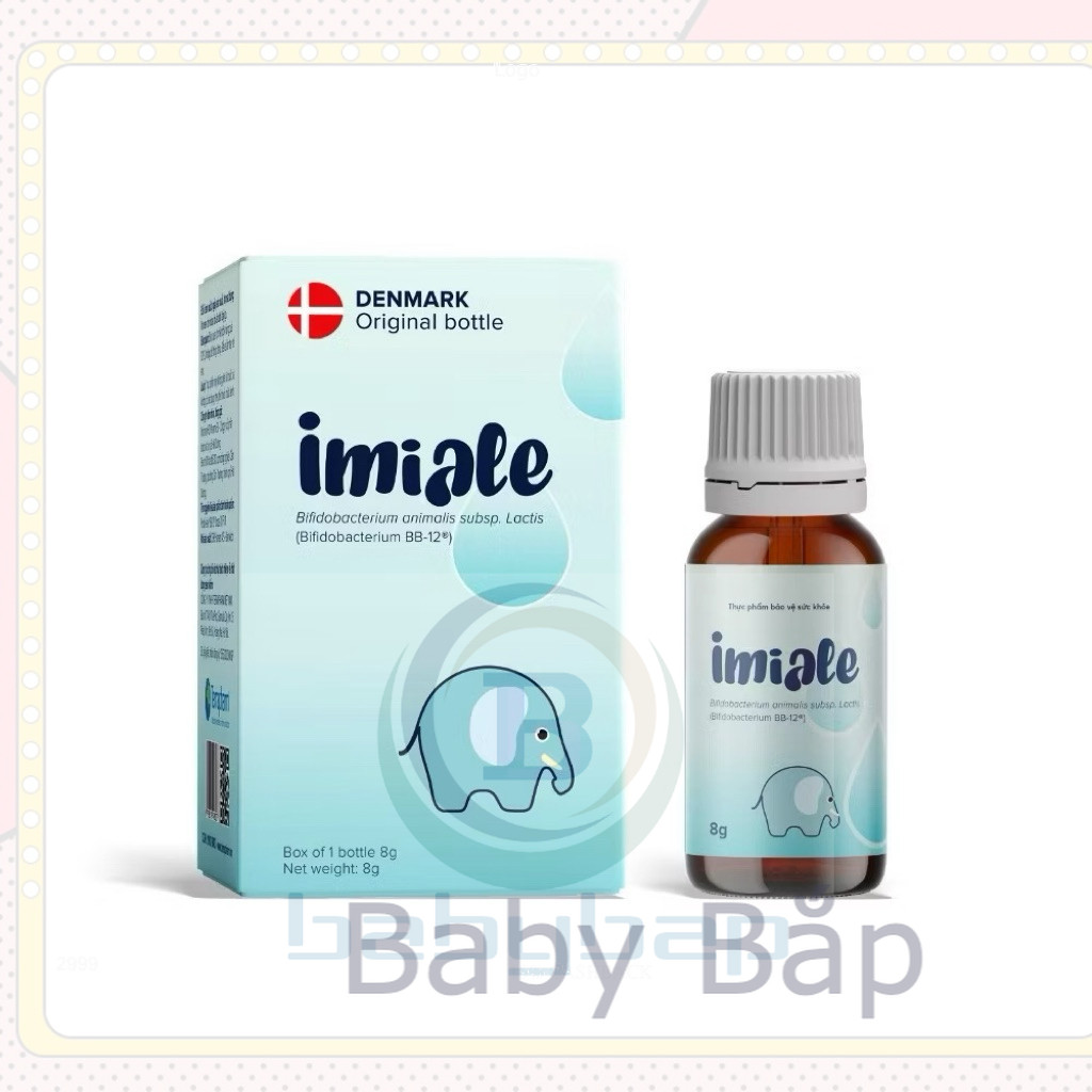Men Vi Sinh IMIALE  Hỗ Trợ Cải Thiện Tiêu Hóa, Tăng đề Kháng Từ Đan Mạch, Dung Tích 8ml Shop Babybap