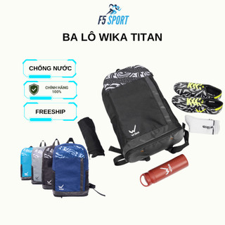  Ba lô thể thao Wika Titan cỡ lớn ngăn đựng giầy riêng biệt vải Polyester cao cấp 2 lớp kháng nước nhẹ 