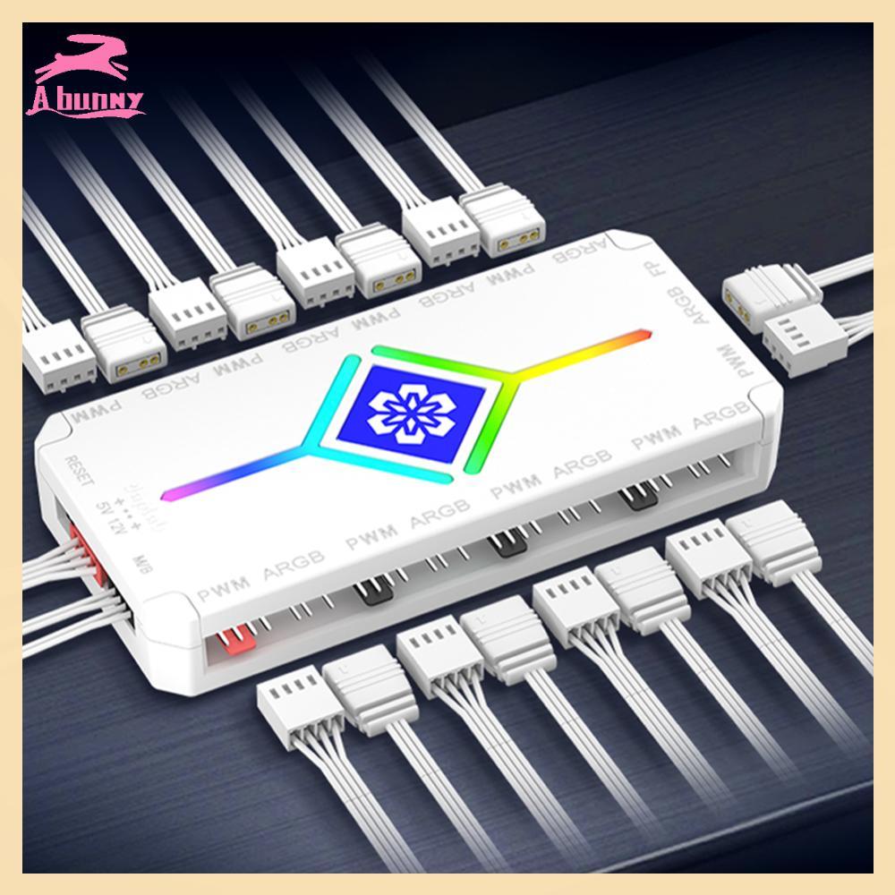 [Abunny.vn] Quạt và ARGB Hub A-RGB & PWM Hub Bộ nguồn SATA cho vỏ chơi game PC