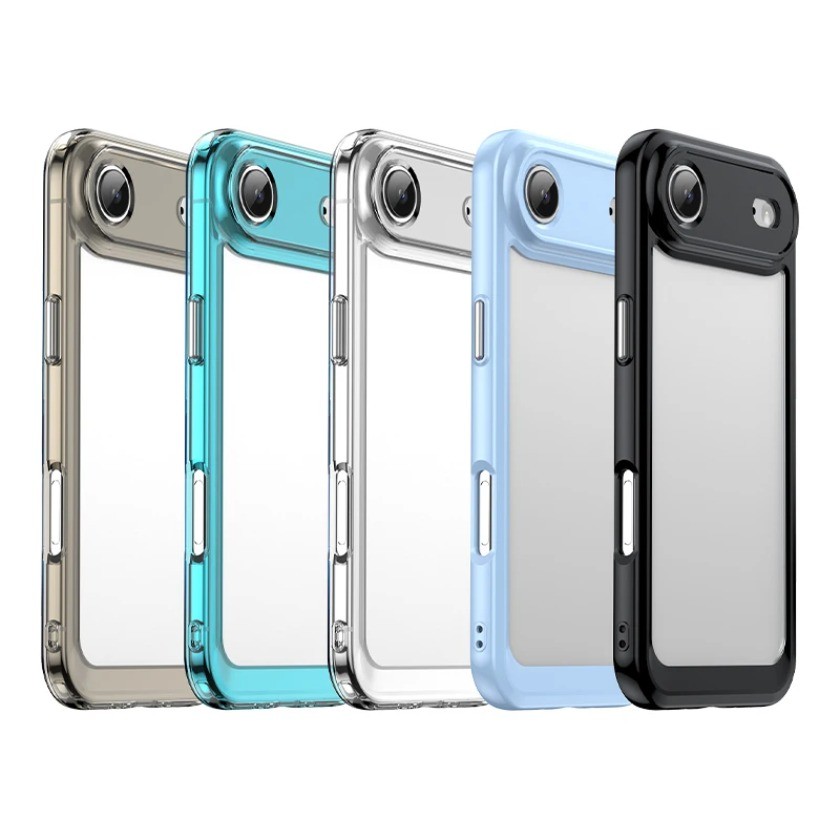Dành Cho iPhone 17 Air Case Cho iPhone 17 Air Cover Fundas Coque Cứng Trong Suốt Mềm TPU Edge Vỏ Điệ
