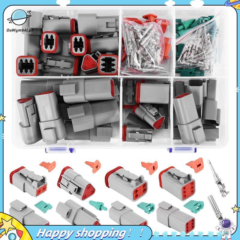 [ouwym9al] 140 Cái Bộ Đầu Nối Dây Chống Thấm Nước Deutsch DT06-2 / 3 / 4 / 6S DT04-2 / 3 / 4 / 6P Ph