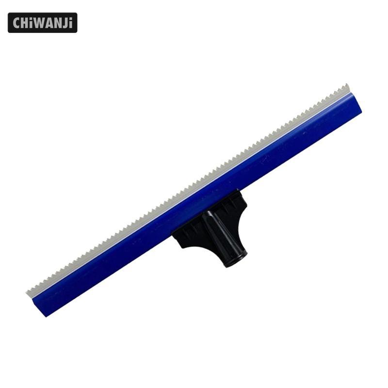 CHiWANji Cao Su Epoxy Squeegee Notched Floor Rake Công Cụ Lớp Phủ Hoàn Thiện Cho Nhà Để Xe Xi Măng S