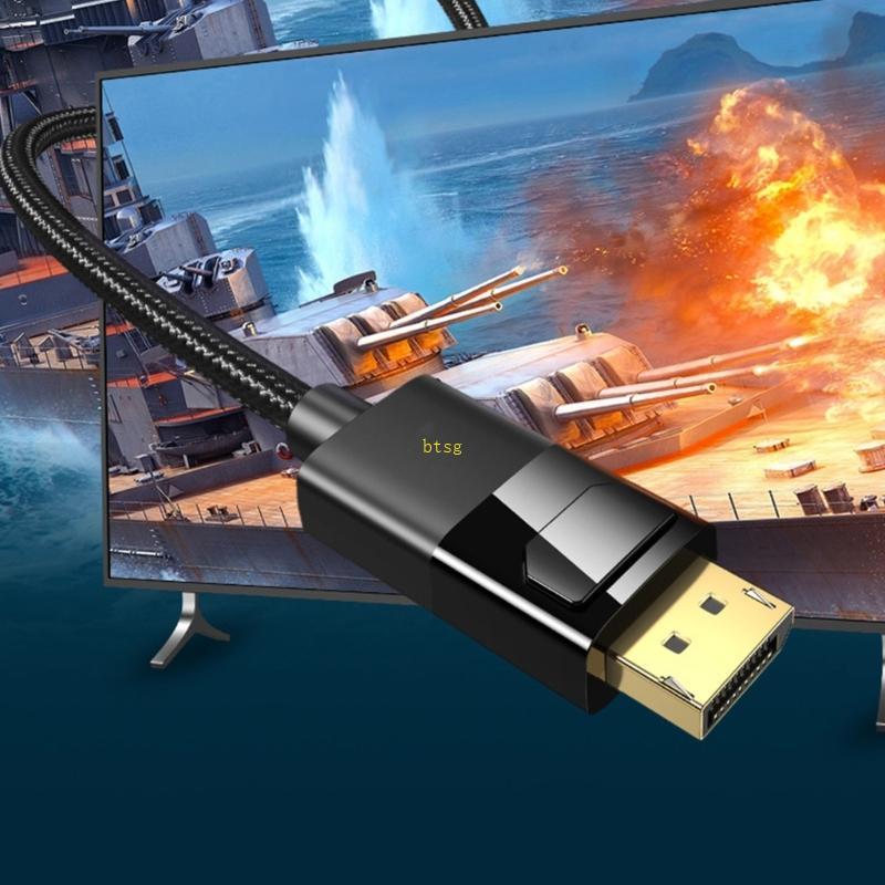 Cáp Nối Dài btsg 1 4 8K 60Hz 4K 144Hz 2K 165Hz Nam Đến Nam 32 4Gbps Băng Thông Cho Đầu Ra Video Chơi