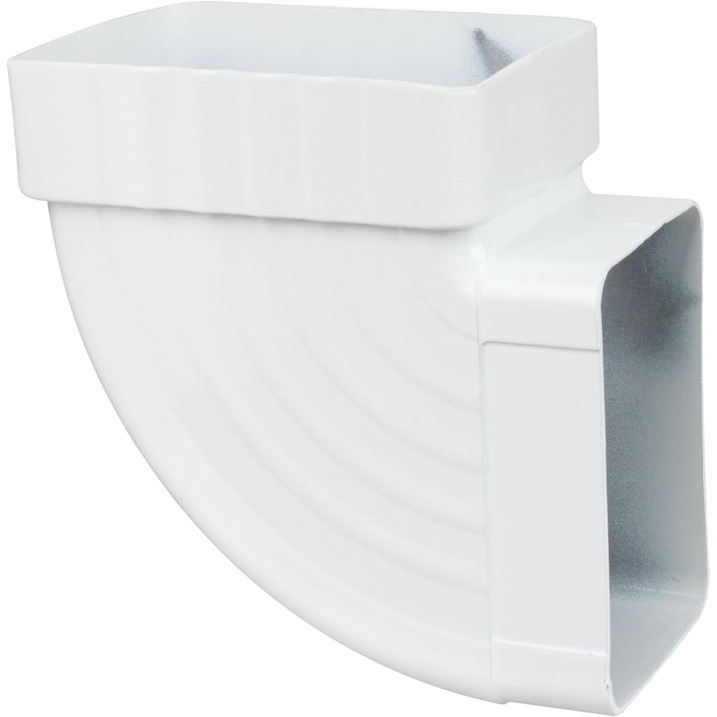 Gutter Downspout Elbow 90 Độ 3x4 Gutter Elbow Nhôm Downspout Elbow (1 Cái Trắng)