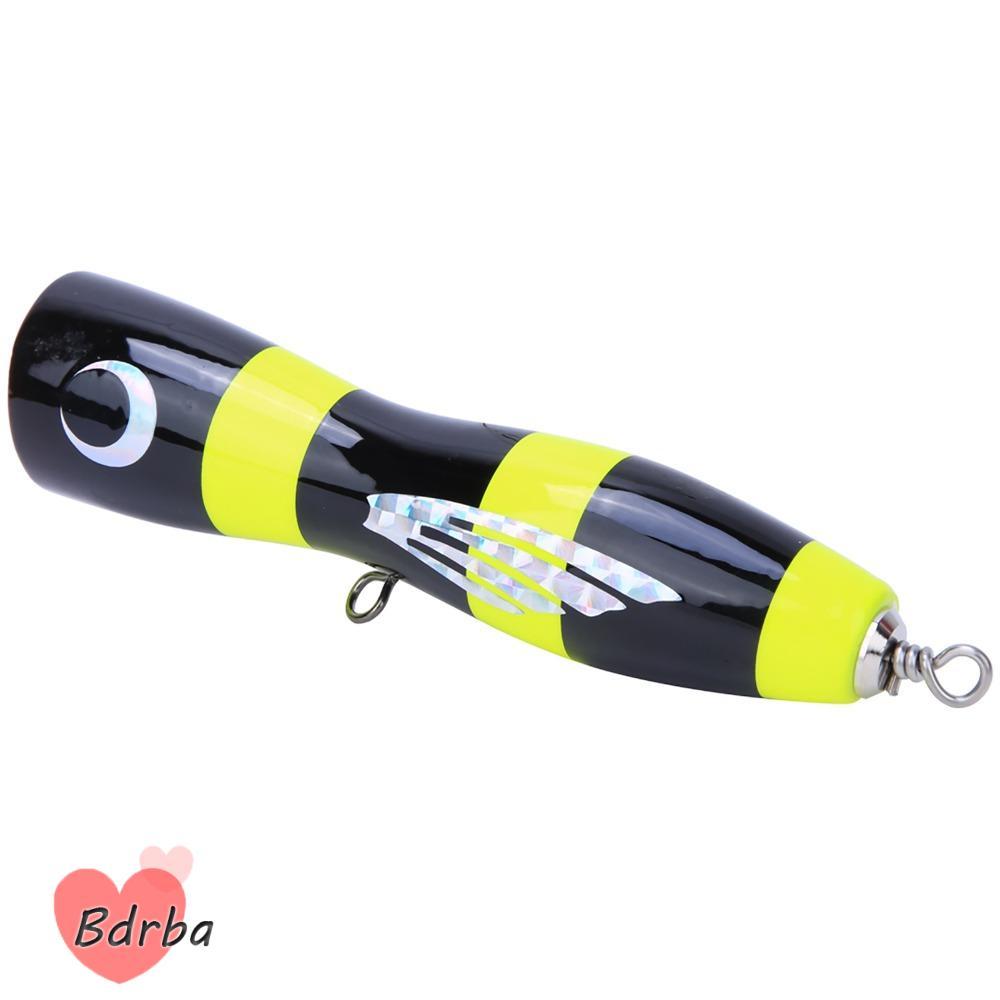BDRBA Popper Mồi, 3 Màu 16,5cm 65g Topwater Popper Mồi, Bền Cứng Gỗ Nhân Tạo Popper Mồi Câu Cá Nước 
