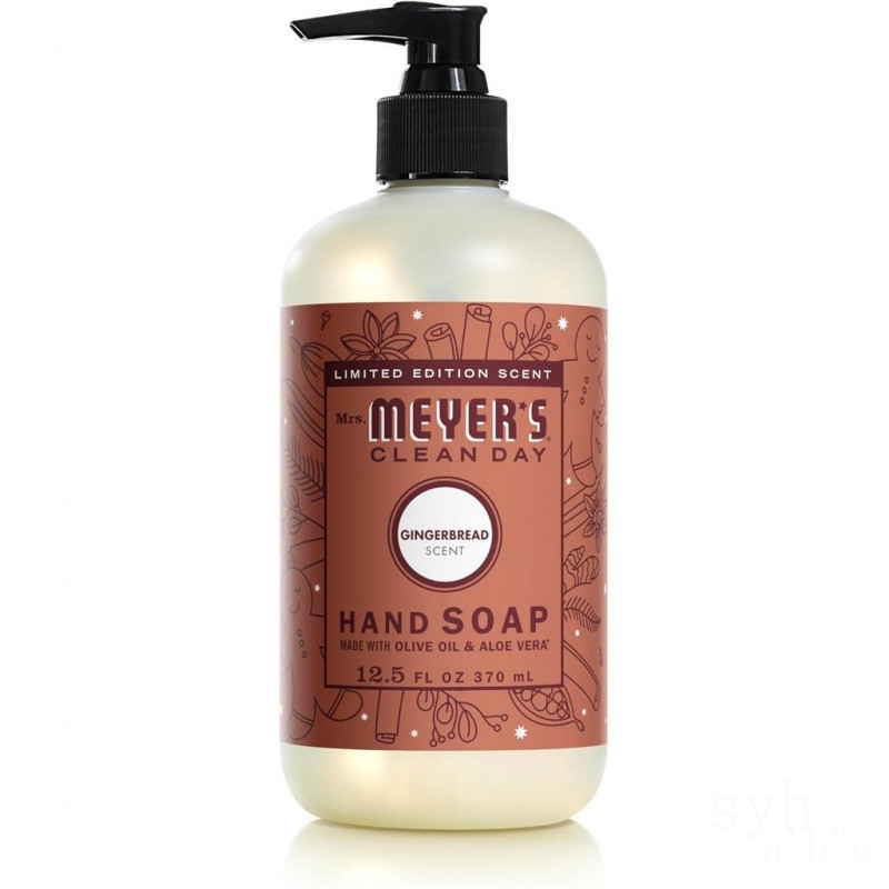 Nước rửa tay dạng lỏng MEYER 'S CLEAN DAY, Phiên bản giới hạn, Mùi bánh gừng, Chai 12,5oz
