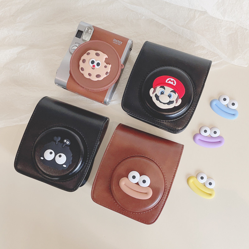 Thích hợp cho Fuji Polaroid instax mini 90 Ống kính silicon Polaroid chuyên dụng Túi lắp máy ảnh di 