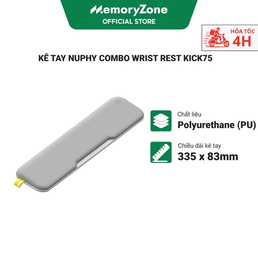 [CHÍNH HÃNG] Kê tay NuPhy Combo Wrist Rest Kick75