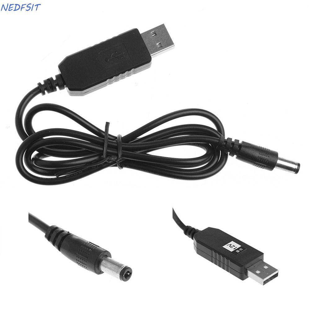 NEDFSXG Dây Bước Lên Modem Quạt Nối Dài Tăng Cường Thùng Cáp Nguồn DC DC 5V Đến 12V USB Sang DC WiFi