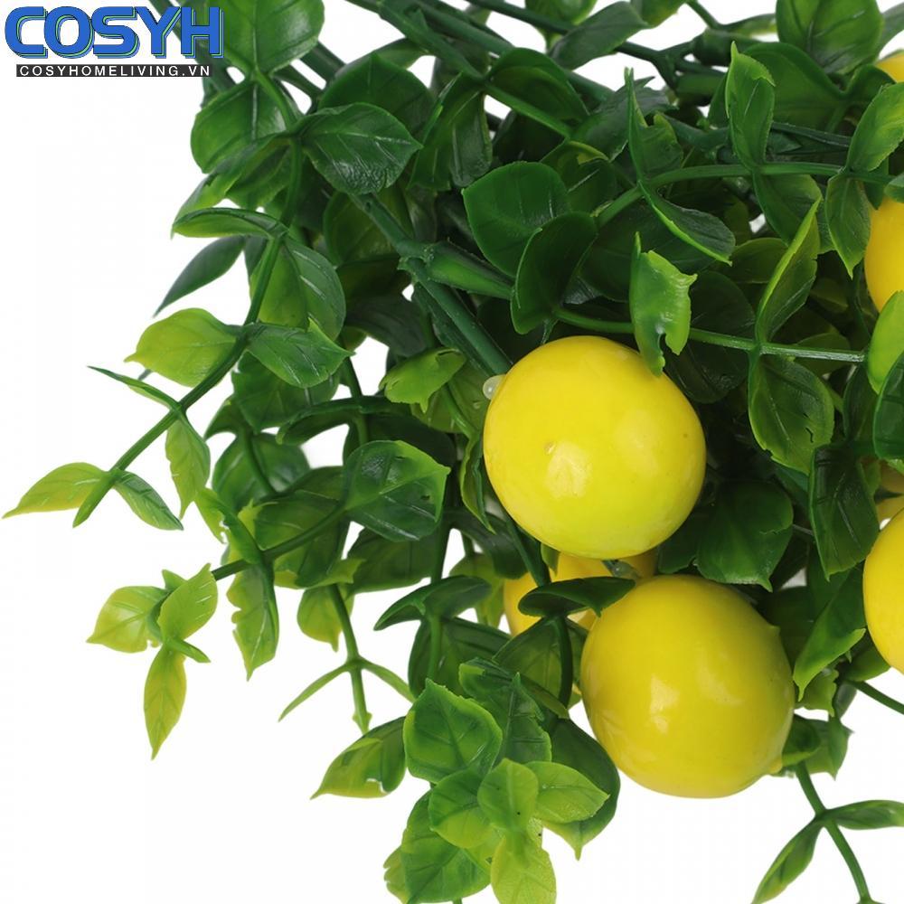 <cosyh>6PC Emulate Lemon Bunch Decorative Props for Kitchens and Dining Areas