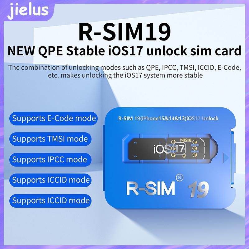 [jielus] R-SIM19 Thẻ phát hành IOS17 ổn định QPE MỚI cho toàn bộ phạm vi 6-17 Unlo VN