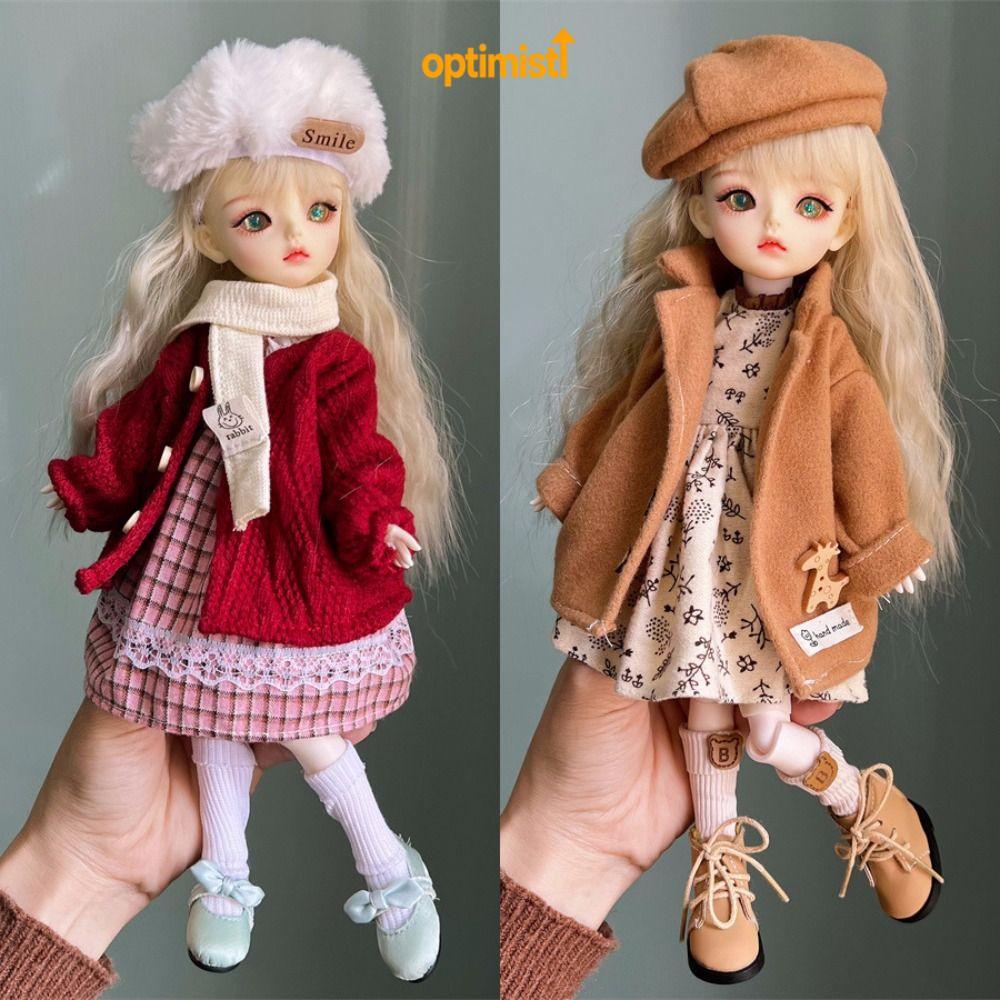OPTIM 1 / 6 Bộ trang phục búp bê BJD, DIY Multistyles 30cm Quần áo búp bê, Váy búp bê quà tặng Mini 