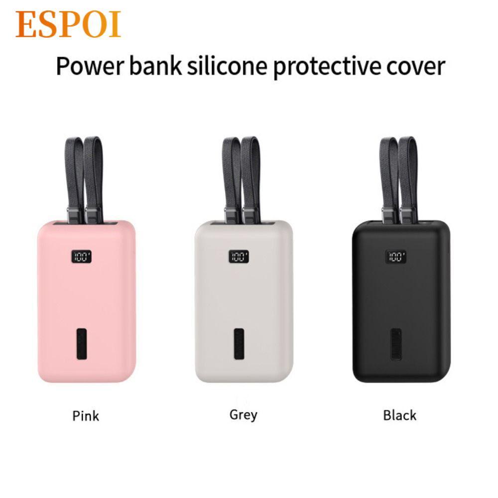 Bảo vệ bộ sạc di động ESPOI, túi đựng silicon a1681, Vỏ bảo vệ toàn diện mềm chống sốc cao cấp cho A
