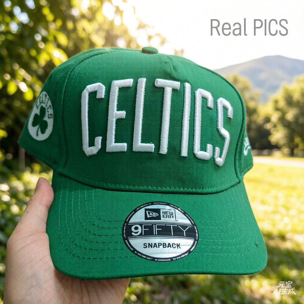 Mũ có thể điều chỉnh, Mũ bóng chày Celtics Nba Boston Celtics Hat-màu xanh thêu nhiều màu ngoài trời
