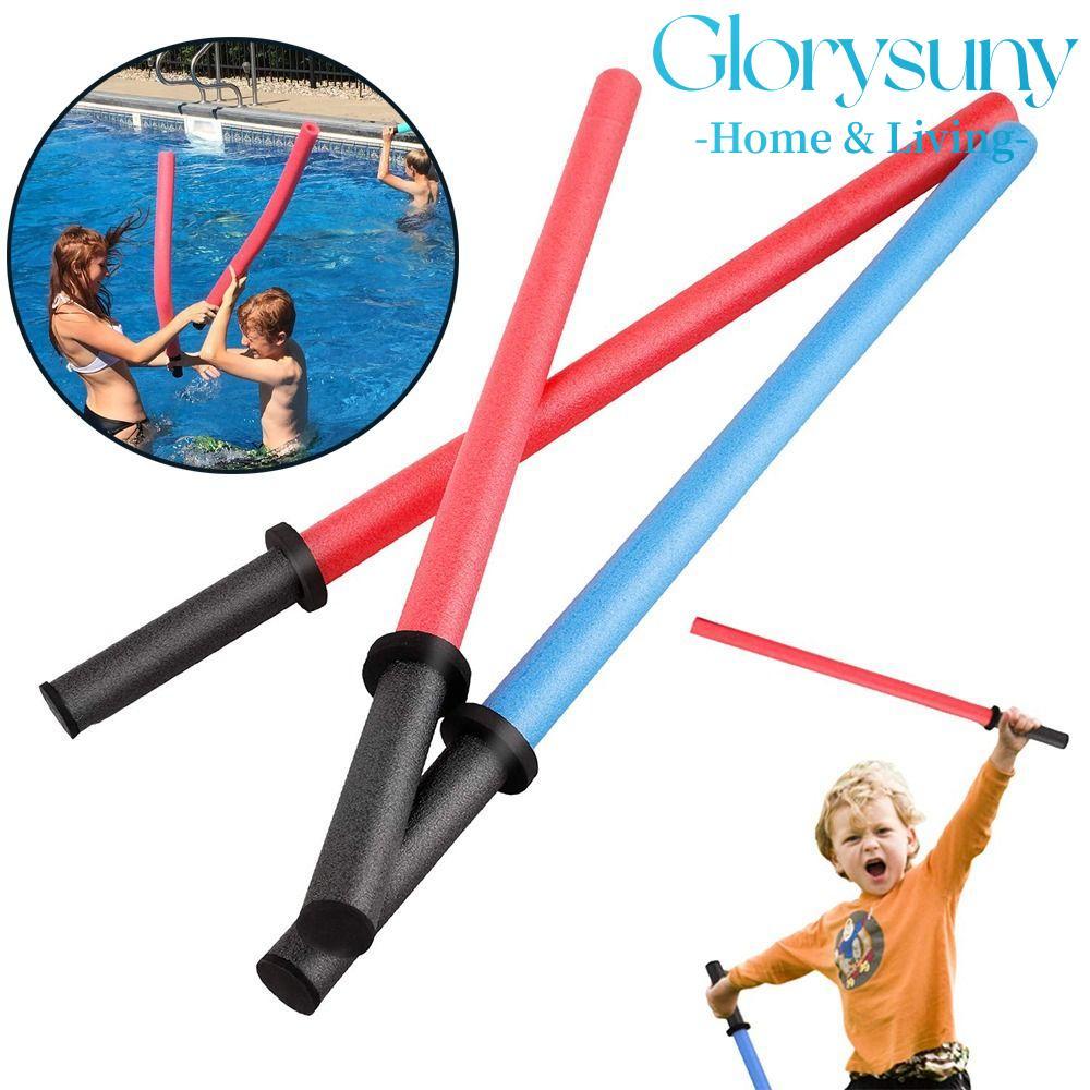 GLORYSUNY Pool Noodle Stick, Long Party Favors Pool Noodles Foam Light Sabre Toy, Đồ chơi sân sau bể