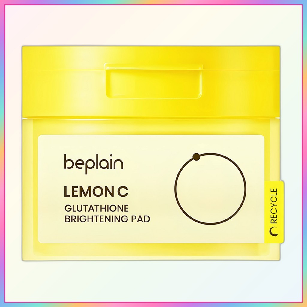 [beplain] Lemon C Glutathione Brightening Pad, 70 miếng, 1 cái / Mực Hàn Quốc / Hiệu ứng làm sáng da