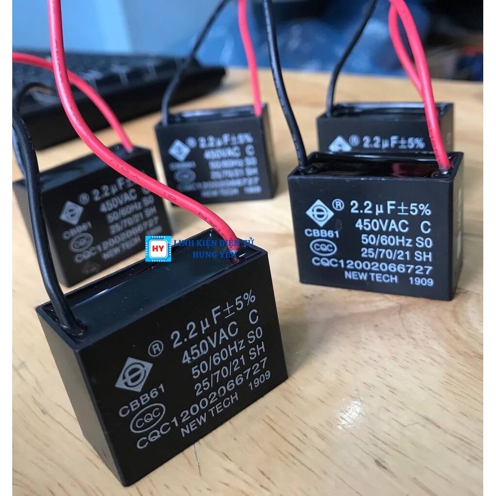 Tụ Quạt CBB61 450V 1.2uF-25uF Motor Capacitor