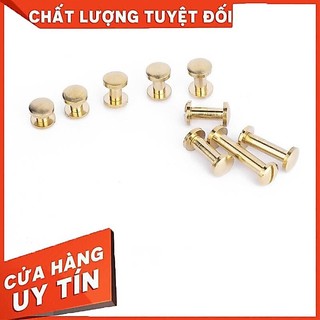 10 cái Đinh tán loại vặn ốc( Phụ kiện đồng, inox)