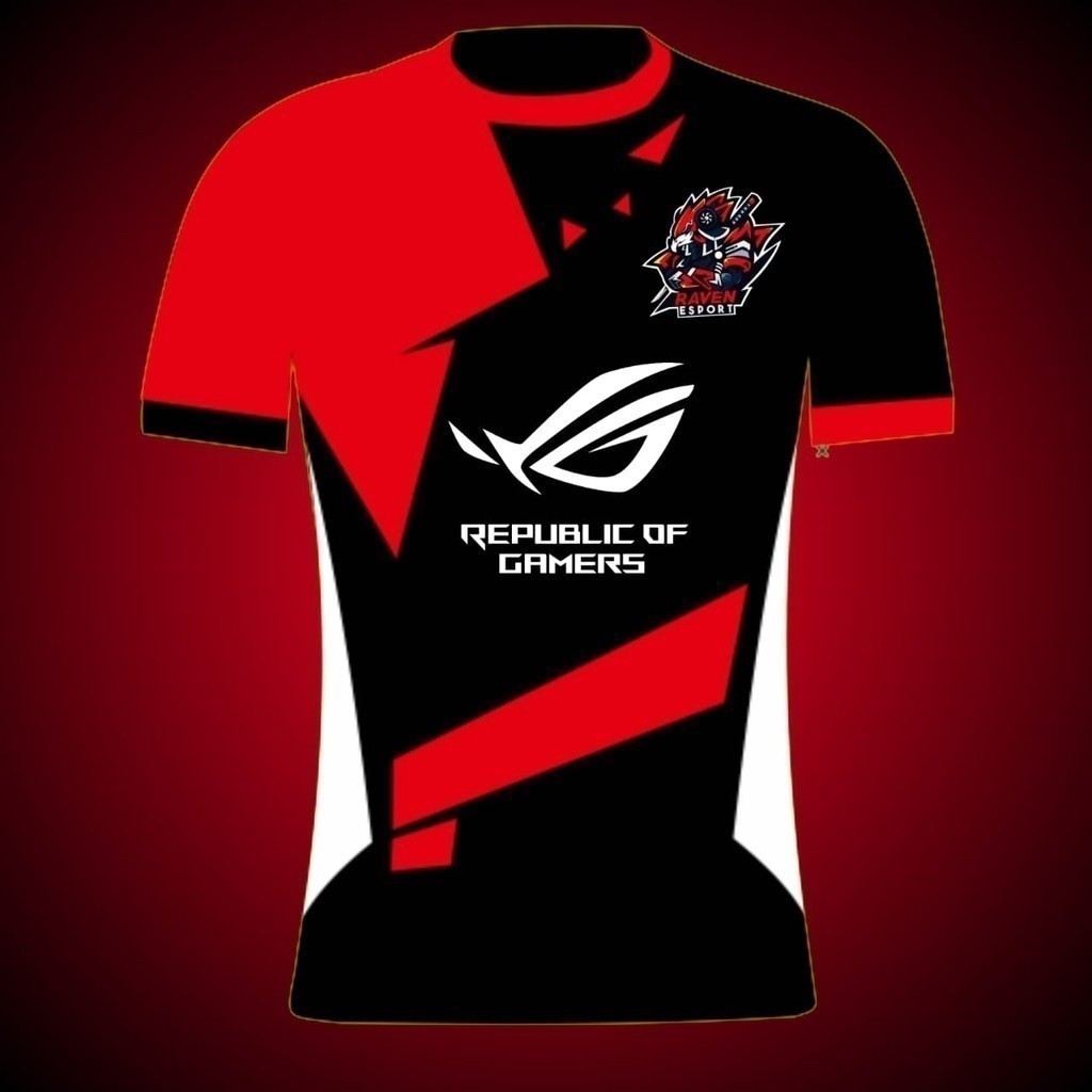 Áo sơ mi chơi game esport jersey đội tùy chỉnh nama, freefire ff pubg huyền thoại di động ml aov dot