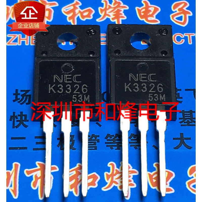 10 Mảnh K3326 2SK3326 TO-220F MOS 500V 10A Bộ ba đài phát thanh