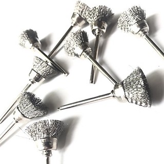 chổi chén thép đánh gỉ 16mm cán 3mm