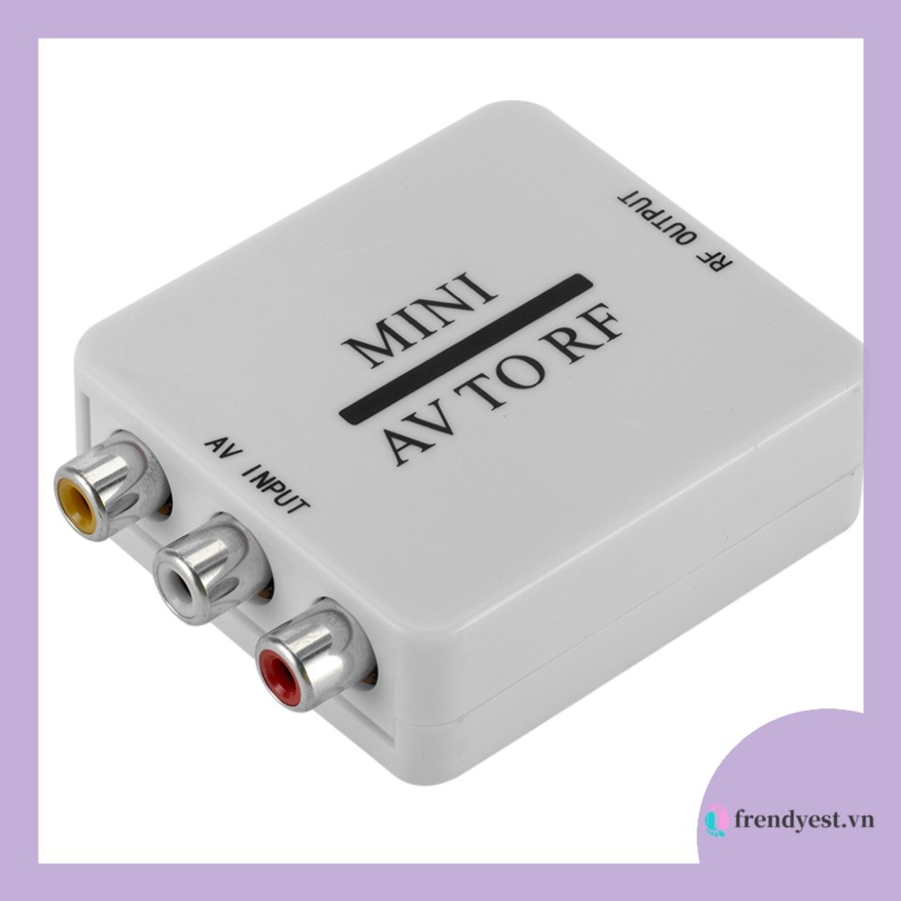 [frendyest.vn] Bộ chuyển đổi video AV sang RF Bộ chuyển đổi video HD Hỗ trợ bộ khuếch đại RF 67,25 /