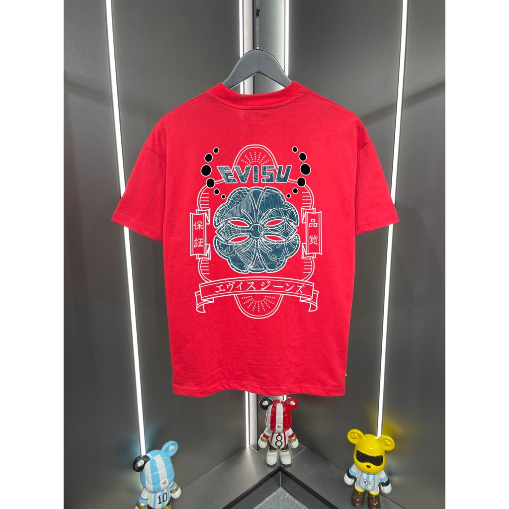 Áo thun Evisu / Áo thun Evisu in hình ngắn tay nam nữ Áo thun ngắn tay Áo thun cao cấp thấm mồ hôi c