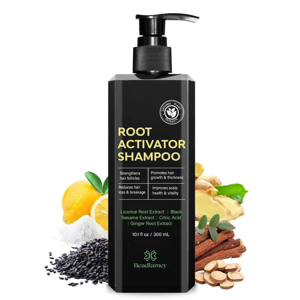 Men Hair Growth Stimulating Shampoo, Suitable for Hair Loss and Hair Sparse-10.1oz/300ml TETA