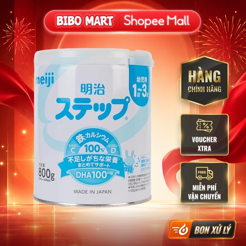 [LIVE] Sữa Meiji nội địa Nhật Bản 800g cho trẻ 1-3 tuổi - BM002