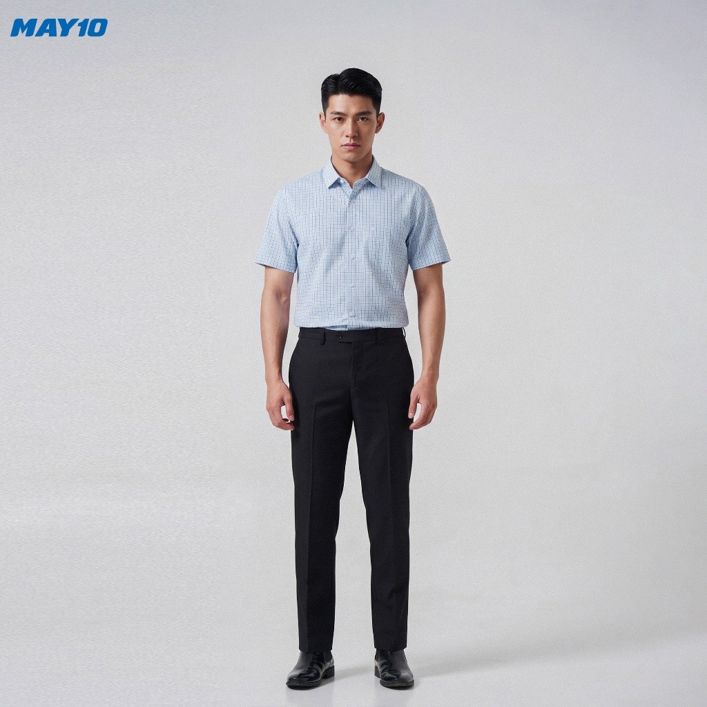Áo Sơ mi nam cộc tay May 10 form RegularFit mã 010126012 3