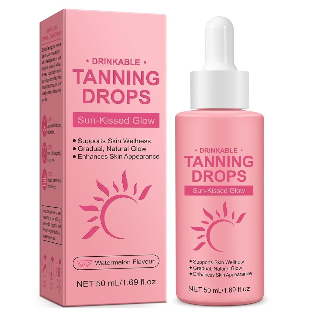 DrinkableTonningDrops, OralTningDrops-SunlessSelfTanersforGlowing, egan-forAllType