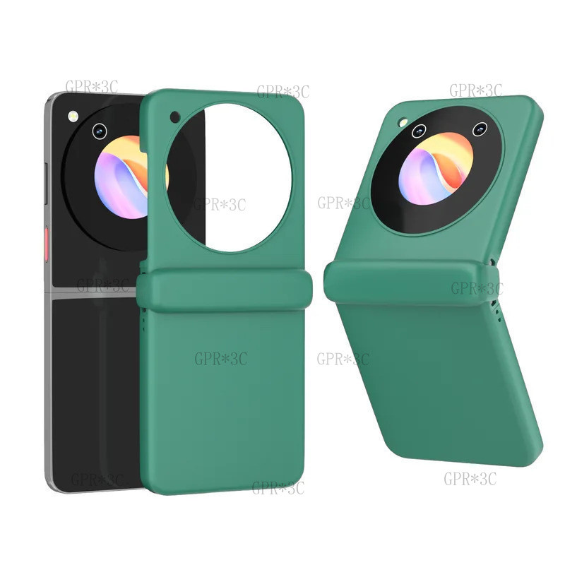 Vỏ Lật Libero Cho ZTE Libero Flip Nubia Flip Macaron Bản Lề Da Cảm Thấy Chống Sốc Cứng Vỏ Điện Thoại