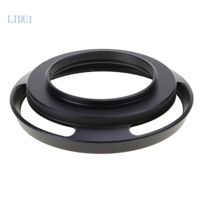 LIDU1 39mm Rỗng Rỗng Rỗng Ống Kính Máy Ảnh Hood Vỏ Bóng Kim Loại