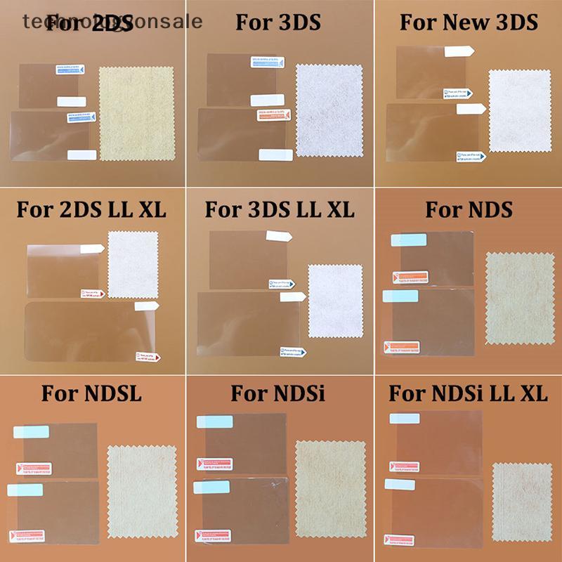 [Tech] Phim bảo vệ màn hình LCD trong suốt HD phía dưới cho 3DS 3DSXL NDS Lite NDSL DSi NDSI XL LL V