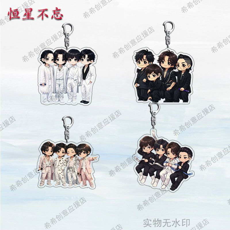 Bán Sản Phẩm Mới City of Stars Concert F3 + Ashin Phim Hoạt Hình Q Phiên Bản Acrylic Hàng Hóa Móc Kh