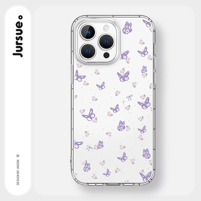 JURSUE Ốp lưng Hoa văn Họa tiết nữ chống sốc chống bẩn mềm cho iPhone 17 Air 16 15 14 13 12 11 PRO MAX SE 2020 X XR XS ip 8 7 Plus MZ506954