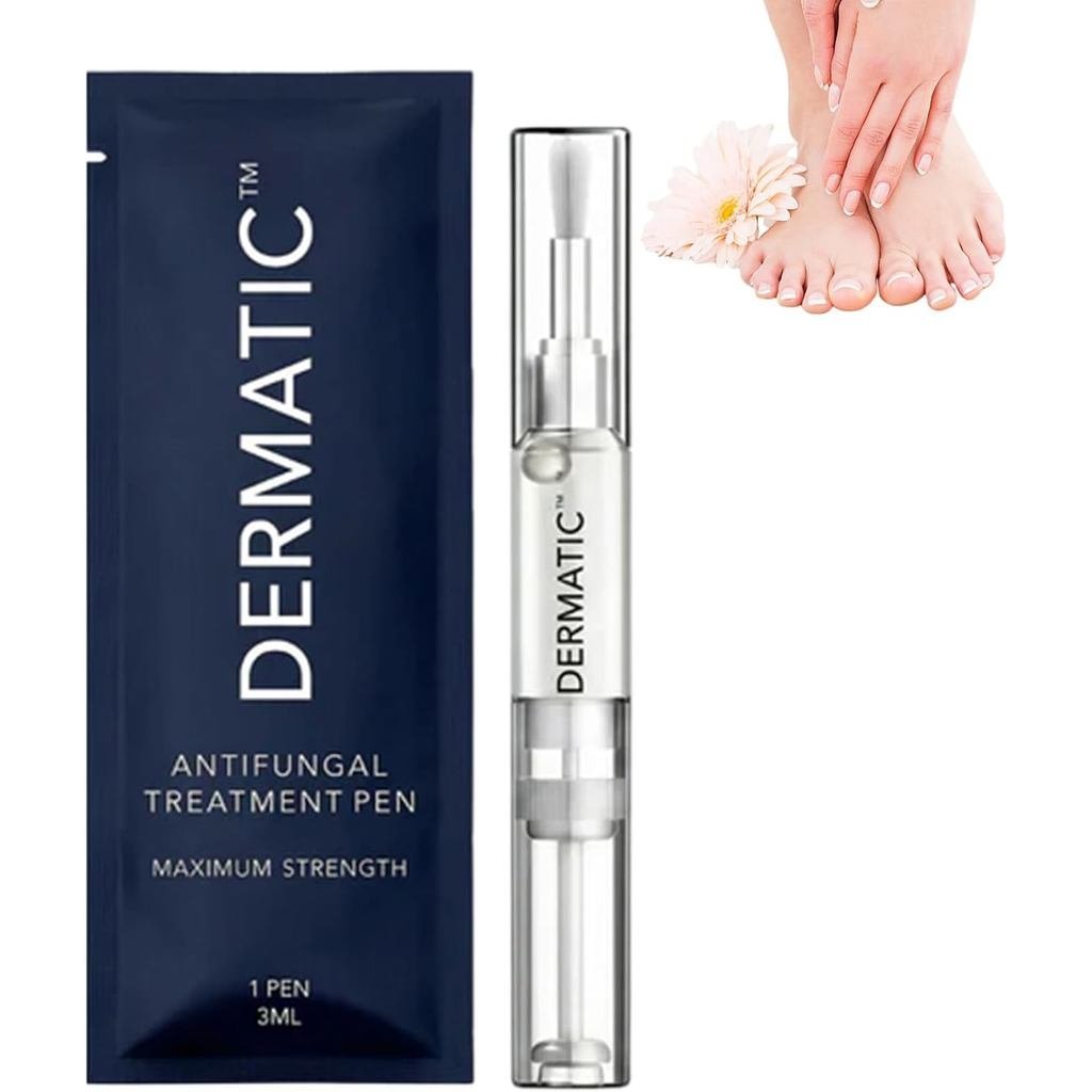 Bút làm móng Dermatic - 3ml, 2026 Dermatic Nail Pen Extra Strength | Thành phần nhẹ nhàng cho móng t